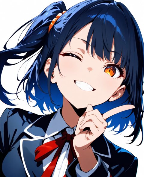 表情差分デモ：ウインク